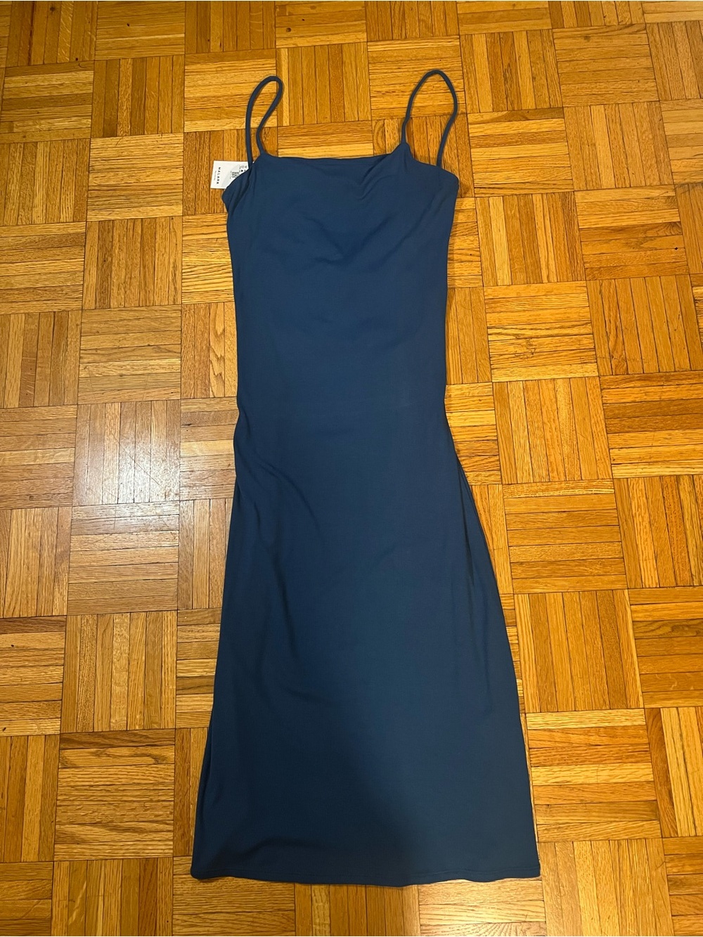 HALARA Blue Spaghetti-Strap Midi Slip Dress NWT size XL